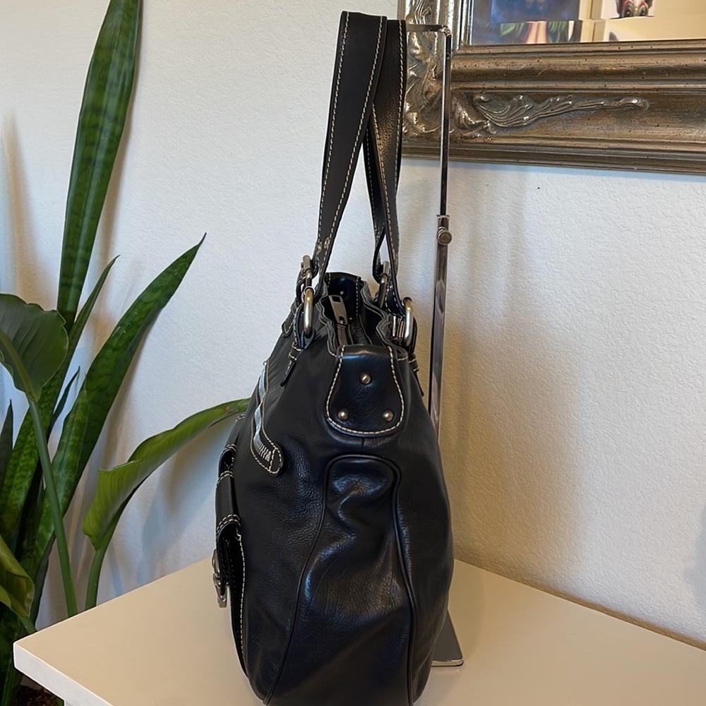 Marc Jacobs Stella Black Leather Tote EUC - Picture 2 of 15